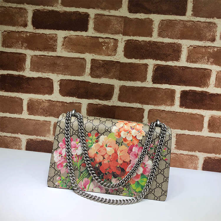 Replica Gucci 2016 Re-Edition Dionysus GG Blooms Bag 400249 KU23N 8693 (4)