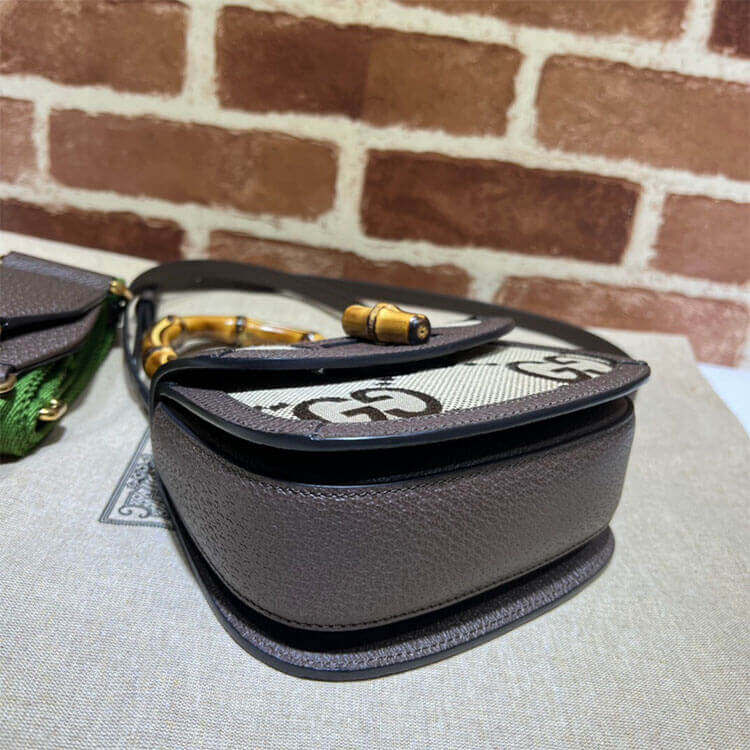 Replica Gucci Bamboo 1947 Jumbo GG Mini Bag 686864 UQLBT 2570 (5)