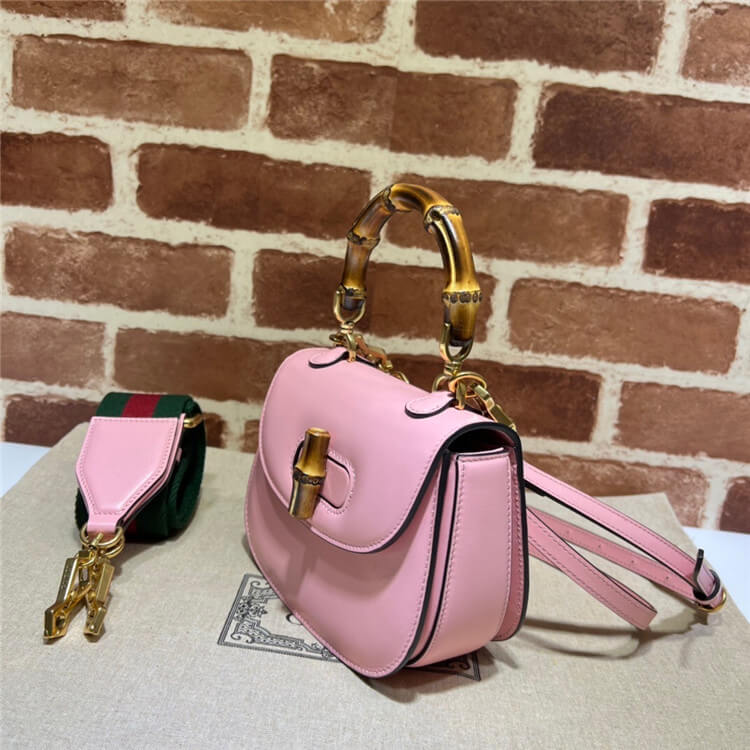 Replica Gucci Bamboo 1947 Mini Top Handle Bag 686864 10ODT 5467 (3)