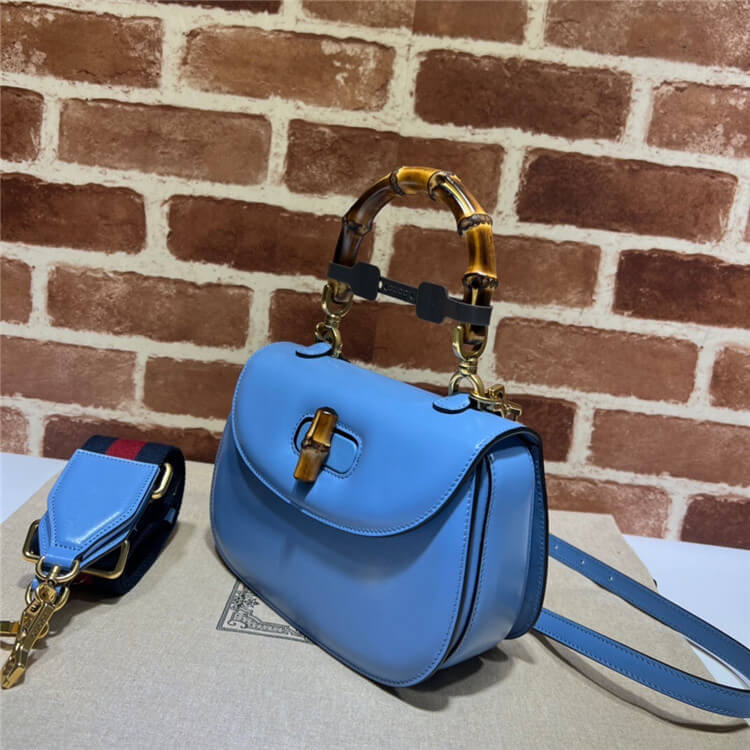 Replica Gucci Bamboo 1947 Small Top Handle Bag 675797 10ODT 4371 (3)