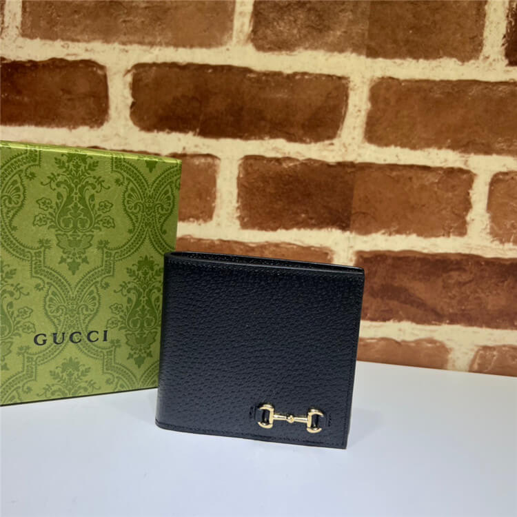 Replica Gucci Bi-fold Wallet With Horsebit 700462 DJ20G 1000 (2)