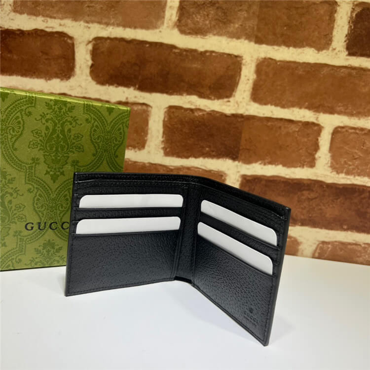 Replica Gucci Bi-fold Wallet With Horsebit 700462 DJ20G 1000 (4)