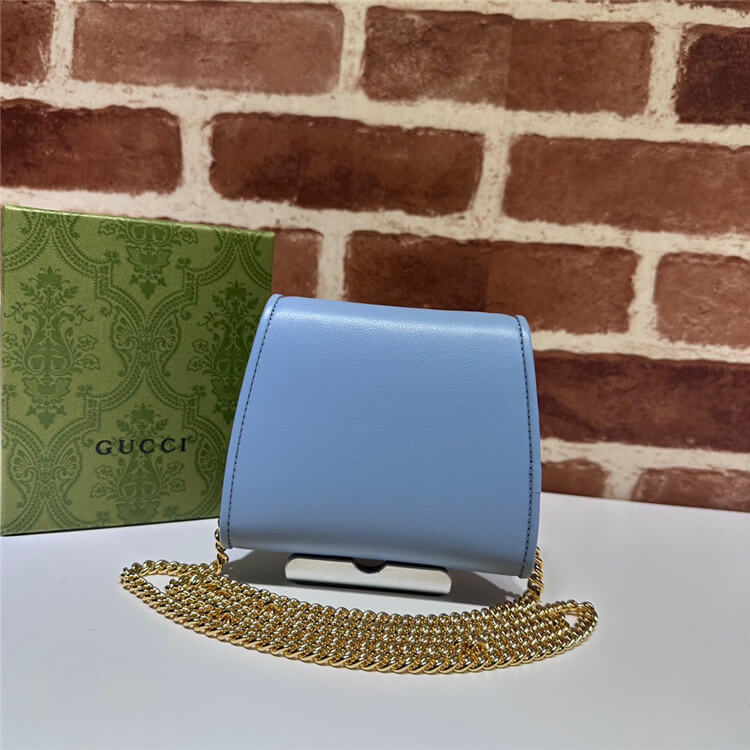 Replica Gucci Blondie Medium Chain Wallet 725219 UXX0G 4914 (3)