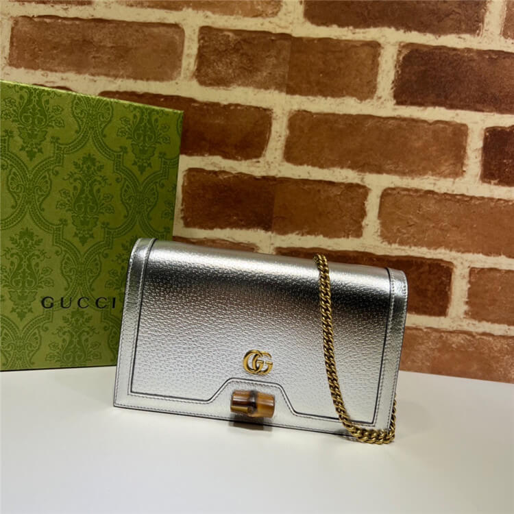 Replica Gucci Diana Mini Bag With Bamboo 696817 1TR0T 8106 (2)