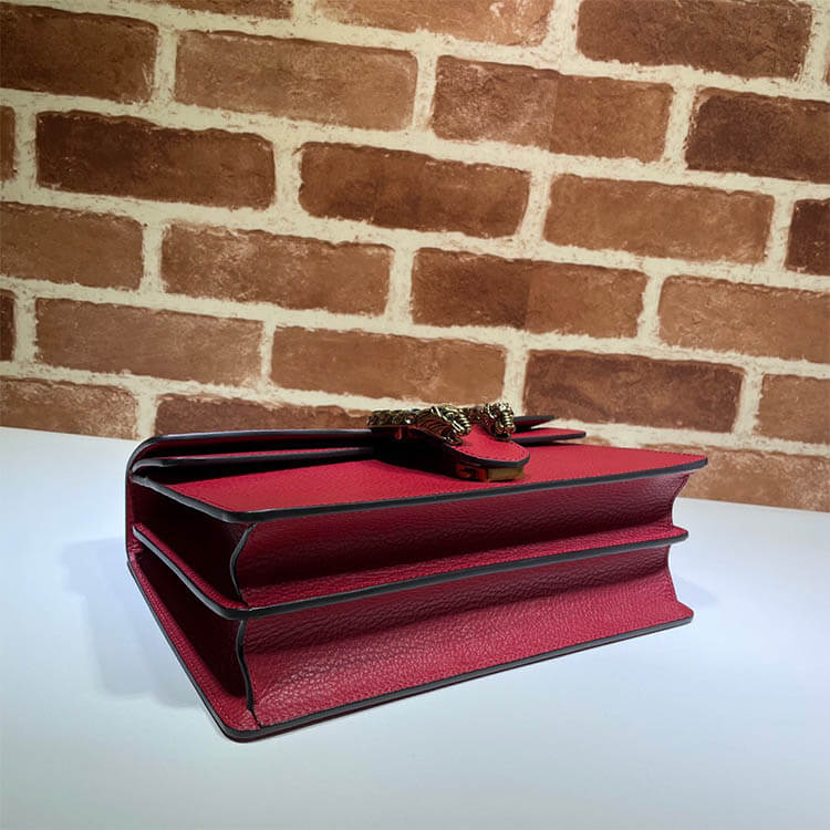 Replica Gucci Dionysus Leather Shoulder Bag 400249 CAOGX 8990 (5)