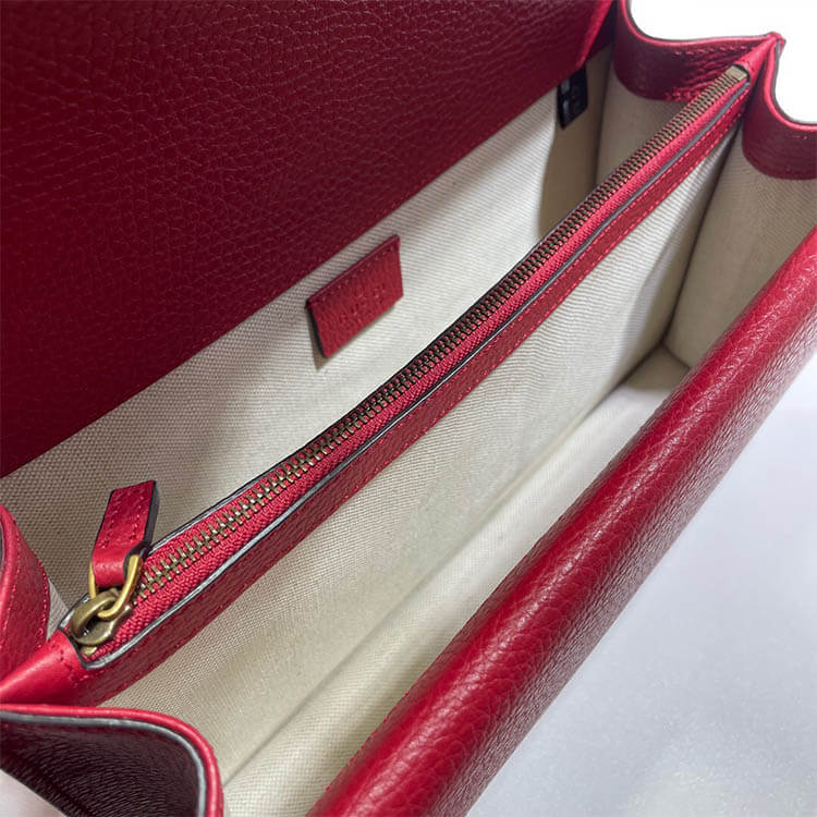 Replica Gucci Dionysus Leather Shoulder Bag 400249 CAOGX 8990 (6)