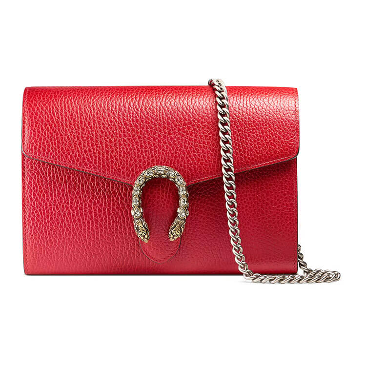 Replica Gucci Dionysus Mini Leather Chain Bag 401231 CAOGX 8990 (1)