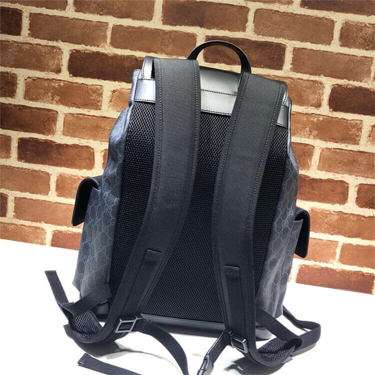 Replica Gucci GG Black Backpack 495563 K9R8X 1071 (4)