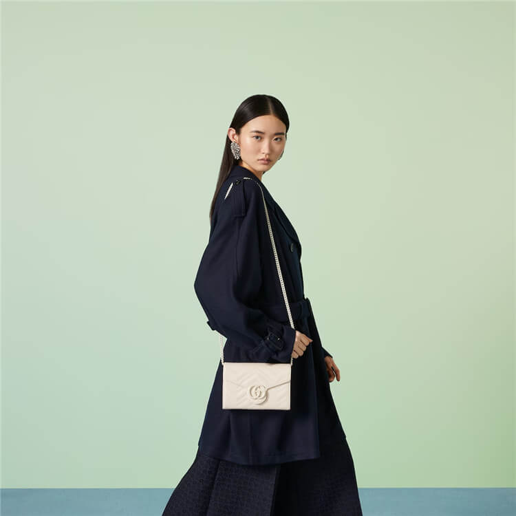 Replica Gucci GG Marmont Matelasse Mini Bag 474575 AABZK 9022 (5)