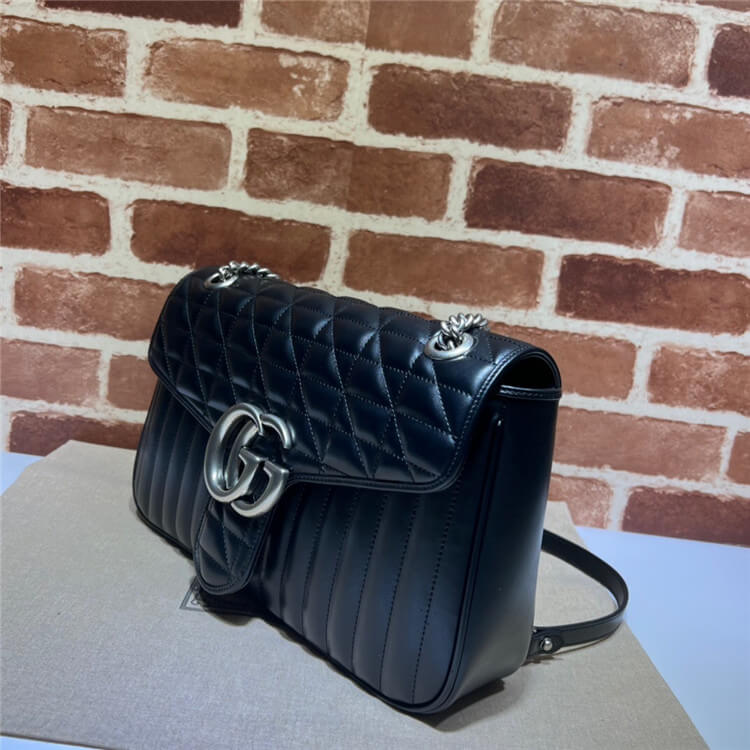 Replica Gucci GG Marmont Medium Shoulder Bag 443496 UM8AN 1000 (3)