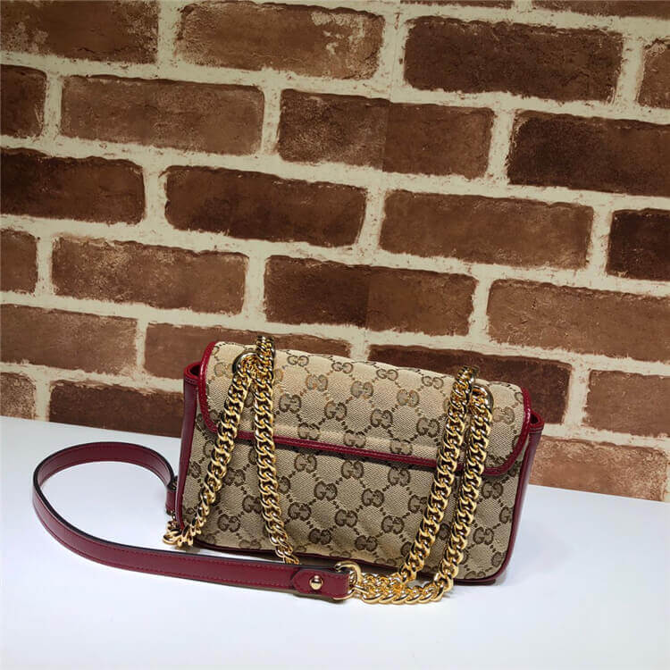 Replica Gucci GG Marmont Mini Bag 446744 HVKEG 8561 (4)