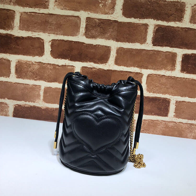 Replica Gucci GG Marmont Mini Bucket Bag 575163 DTDRT 1000 (4)