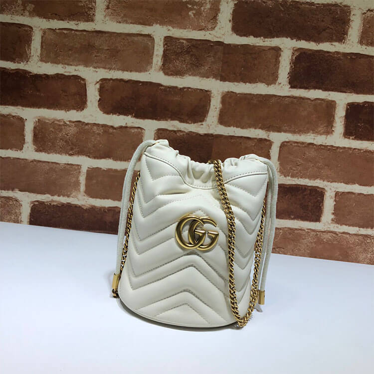 Replica Gucci GG Marmont Mini Bucket Bag 575163 DTDRT 9022 (2)