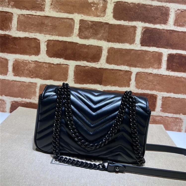Replica Gucci GG Marmont Mini Shoulder Bag 446744 DTDFV 1000 (4)
