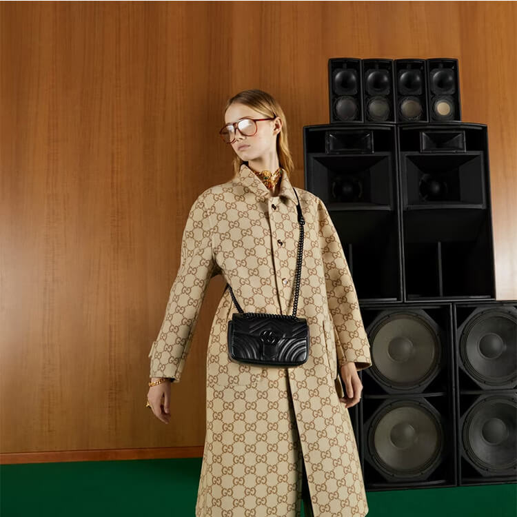 Replica Gucci GG Marmont Mini Shoulder Bag 446744 DTDFV 1000 (8)