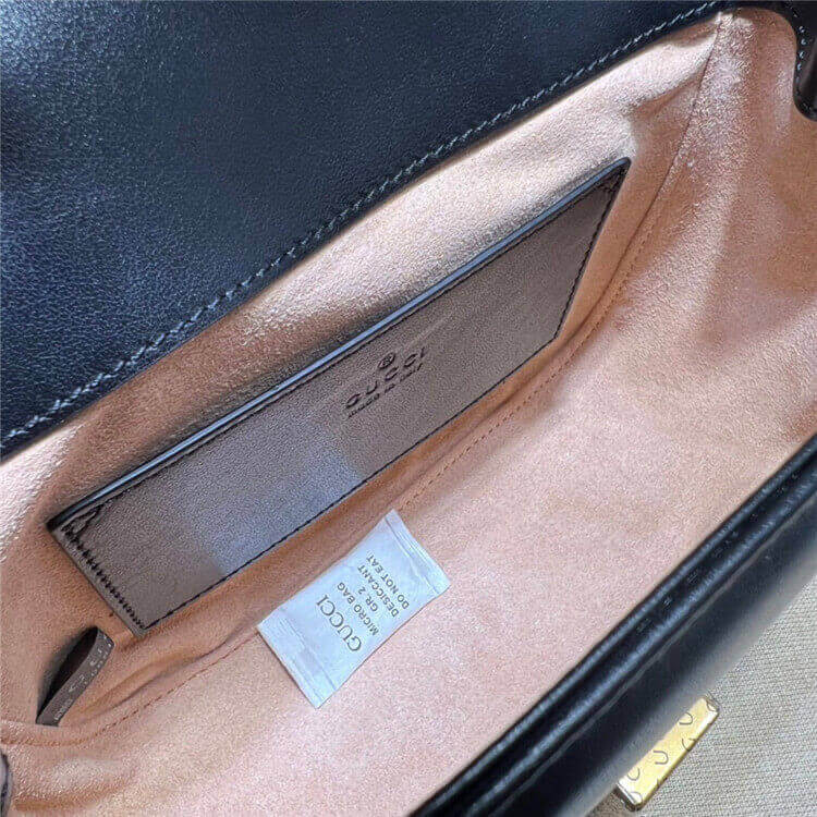 Replica Gucci GG Marmont Mini Shoulder Bag 739682 AABZC 1000 (6)
