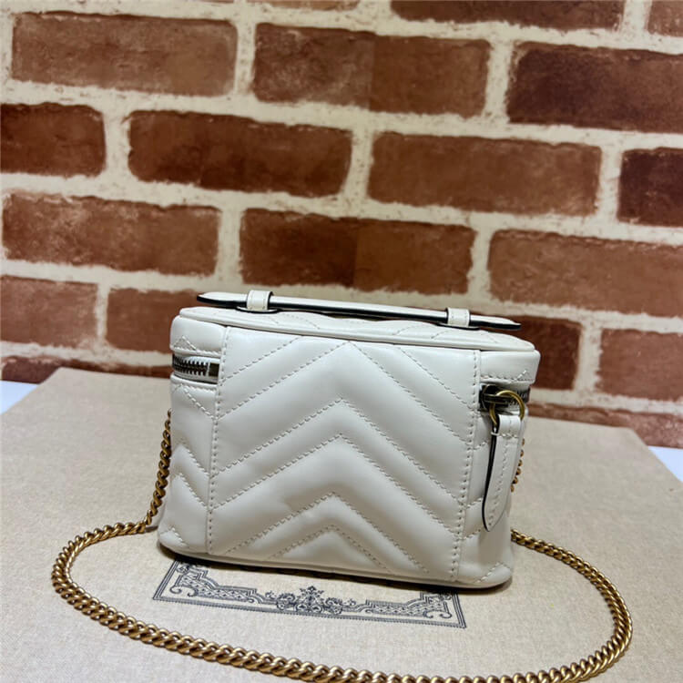 Replica Gucci GG Marmont Mini Top Handle Bag 699515 DTDHT 9022 (4)