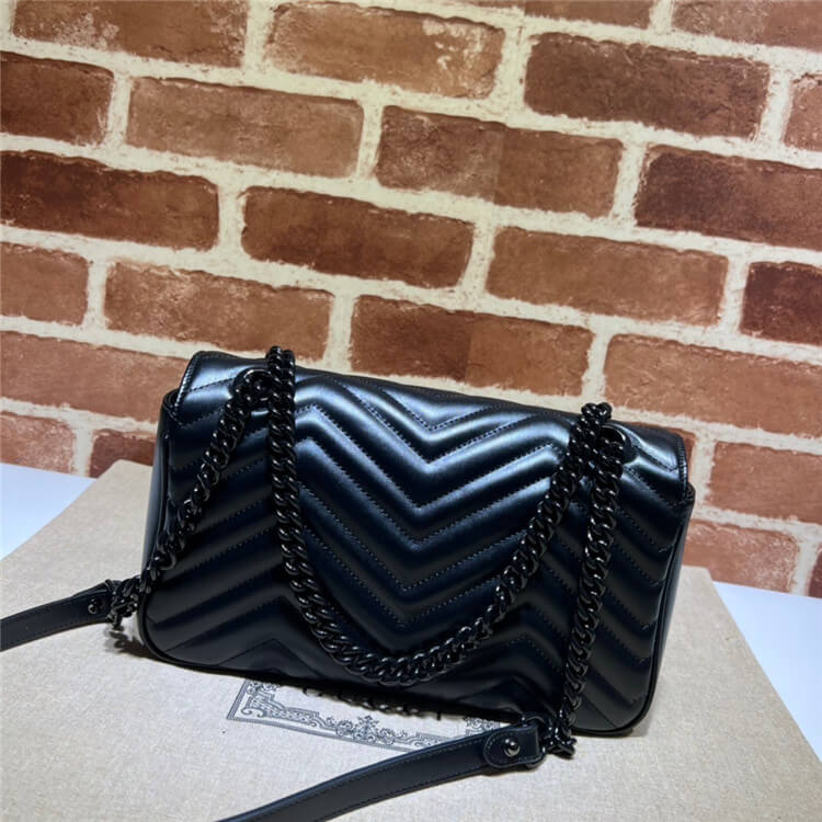 Replica Gucci GG Marmont Small Shoulder Bag 443497 DTDFV 1000 (4)