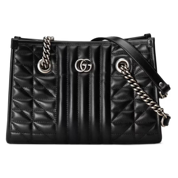 Replica Gucci GG Marmont Small Tote Bag 681483 UM8BN 1000 (1)