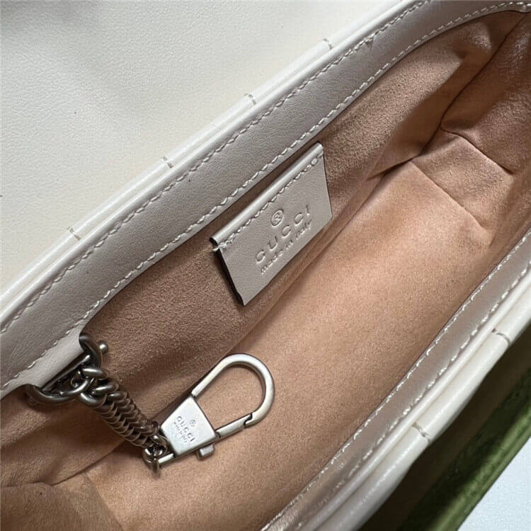 Replica Gucci GG Marmont matelasse Leather Super Mini Bag 476433 DTD5N 9022 (5)