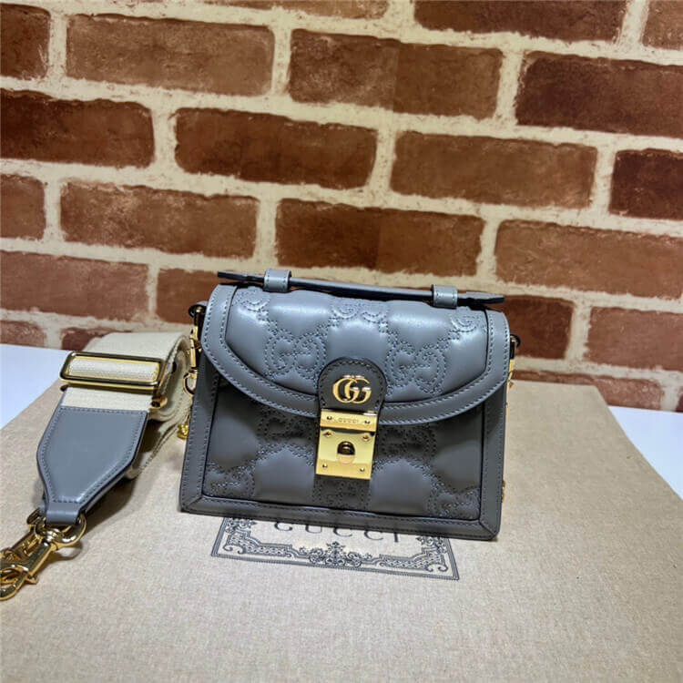 Replica Gucci GG Matelasse Small Top Handle Bag 724499 UM8HG 1563 (2)