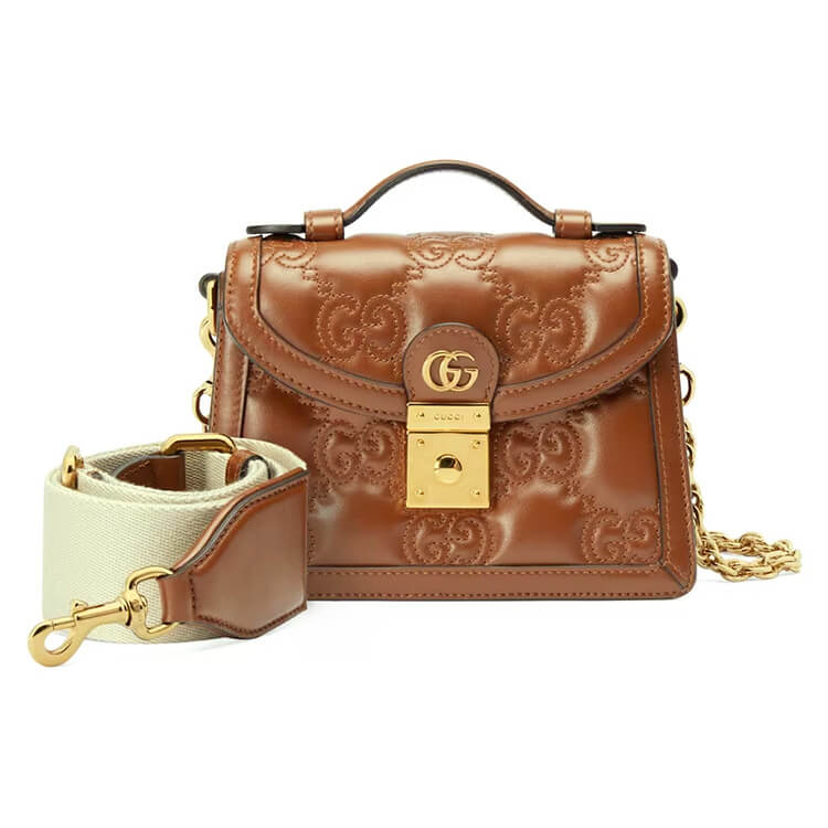 Replica Gucci GG Matelasse Small Top Handle Bag 724499 UM8HG 2595 (1)