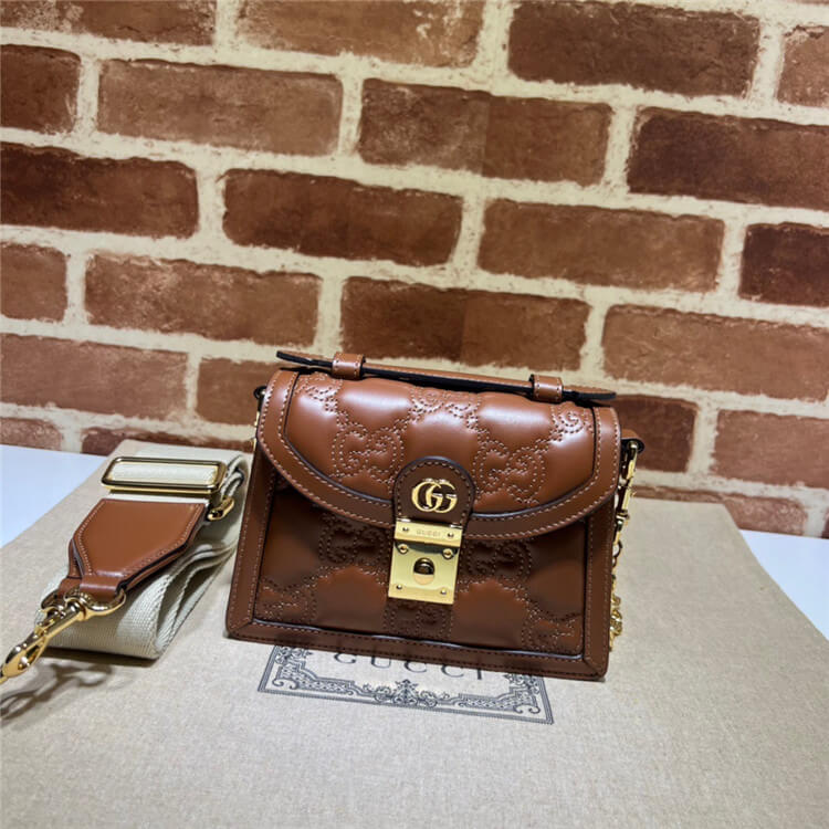 Replica Gucci GG Matelasse Small Top Handle Bag 724499 UM8HG 2595 (2)