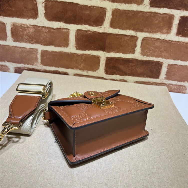 Replica Gucci GG Matelasse Small Top Handle Bag 724499 UM8HG 2595 (5)