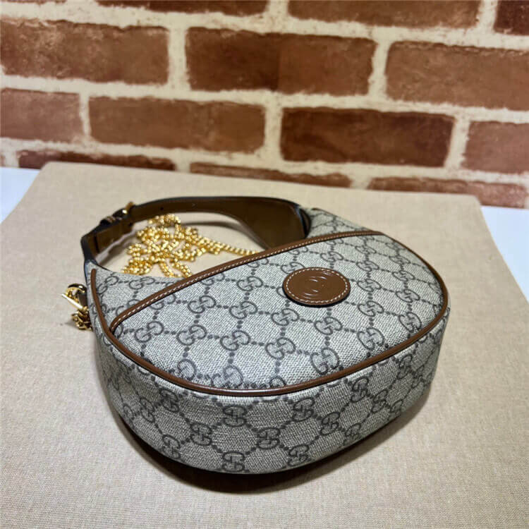Replica Gucci Half-moon-shaped Mini Bag With Interlocking G 726843 92TCG 8563 (5)