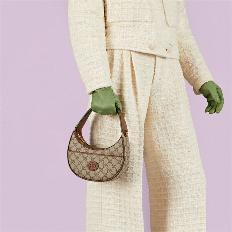 Replica Gucci Half-moon-shaped Mini Bag With Interlocking G 726843 92TCG 8563 (7)