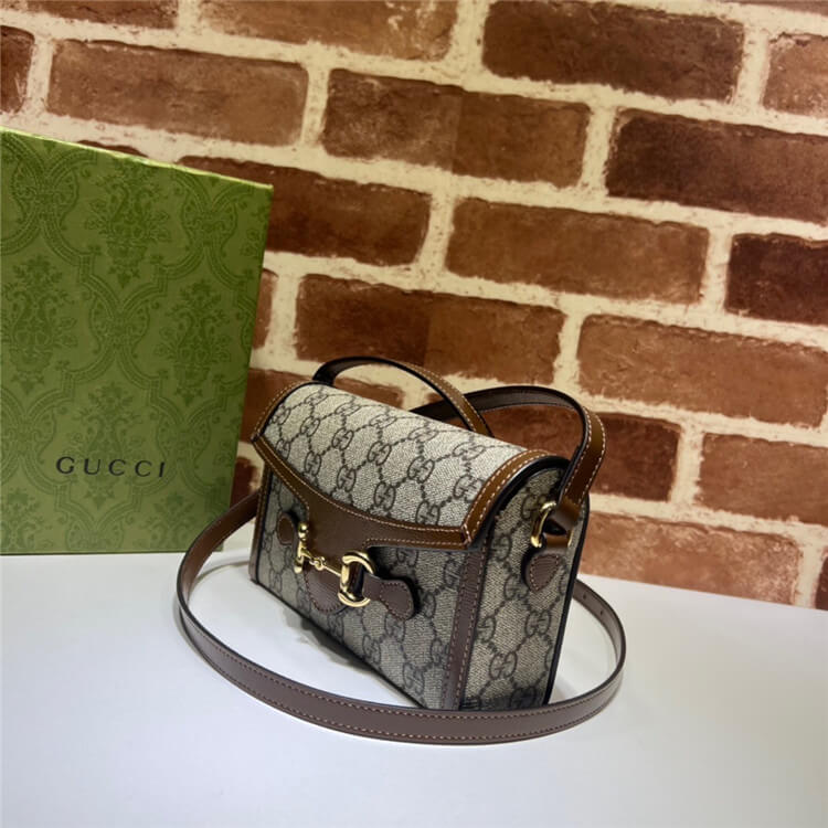 Replica Gucci Horsebit 1955 Jumbo GG Mini Bag 699296 92TCG 8563 (3)