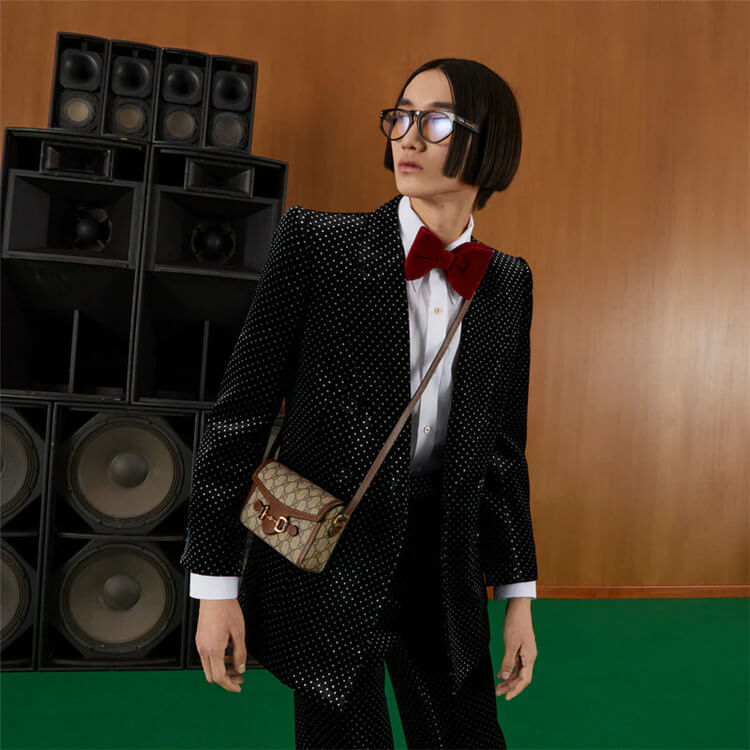 Replica Gucci Horsebit 1955 Jumbo GG Mini Bag 699296 92TCG 8563 (7)