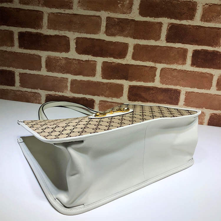 Replica Gucci Horsebit 1955 Medium Tote Bag 623694 GY5OG 9761 (5)