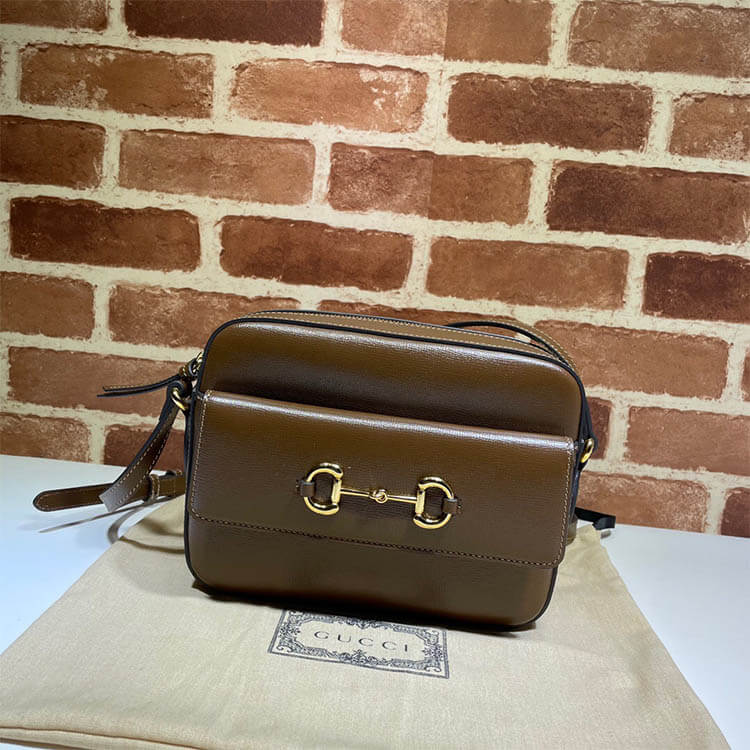 Replica Gucci Horsebit 1955 Small Shoulder Bag 645454 1DB0G 2361 (2)