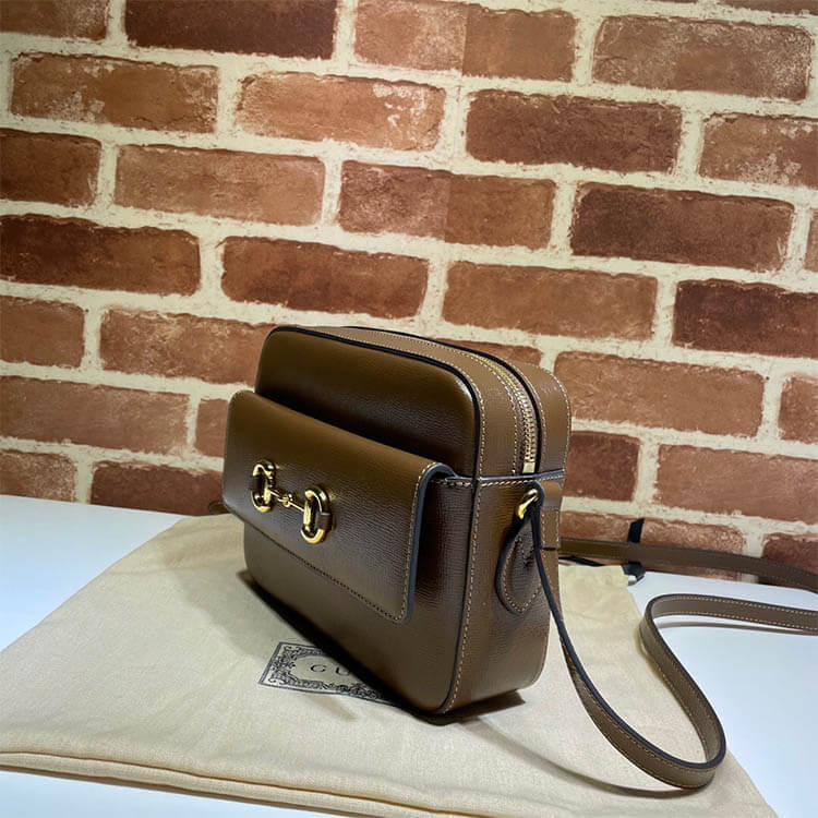 Replica Gucci Horsebit 1955 Small Shoulder Bag 645454 1DB0G 2361 (3)