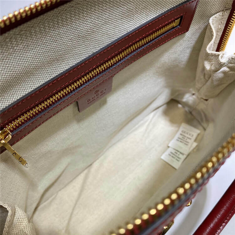 Replica Gucci Horsebit 1955 Small Top Handle Bag 621220 0YK0G 6638 (6)