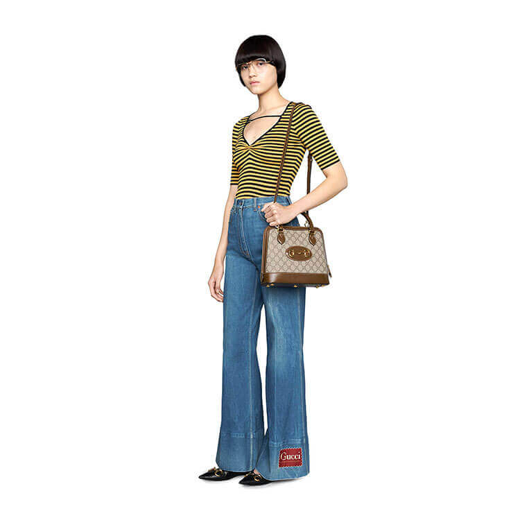 Replica Gucci Horsebit 1955 Small Top Handle Bag 621220 92TCG 8563 (7)