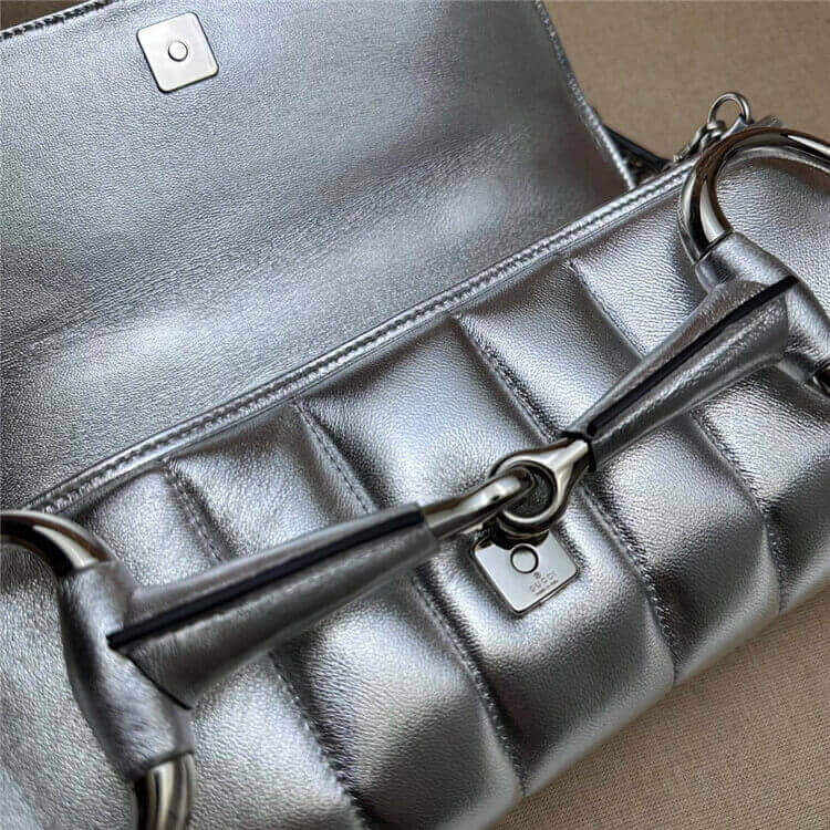 Replica Gucci Horsebit Chain Medium Shoulder Bag 764255 AACY5 8106 (6)