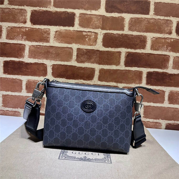 Replica Gucci Messenger Bag With Interlocking G 760021 92THN 1000 (2)