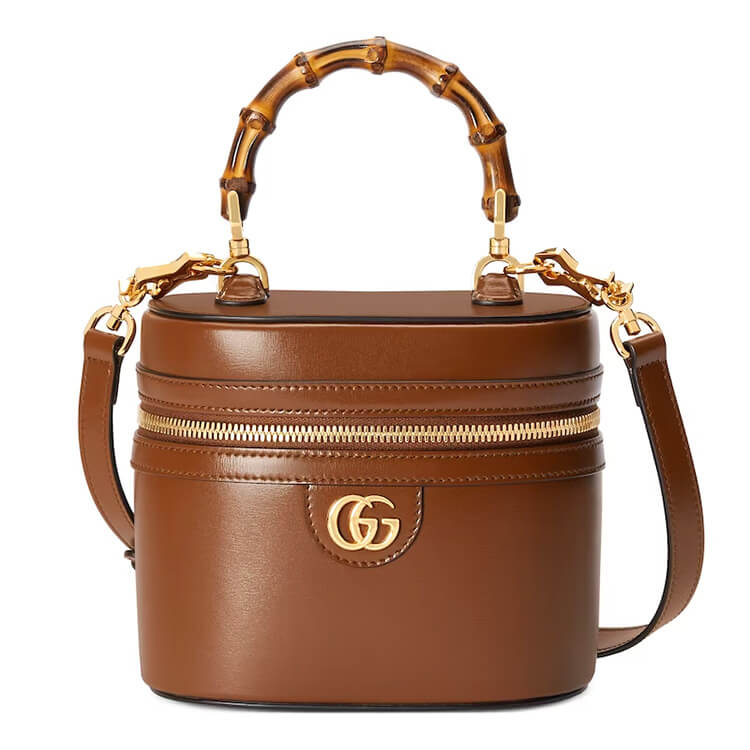 Replica Gucci Mini Bamboo Shoulder Bag 760200 10O0G 2535 (1)