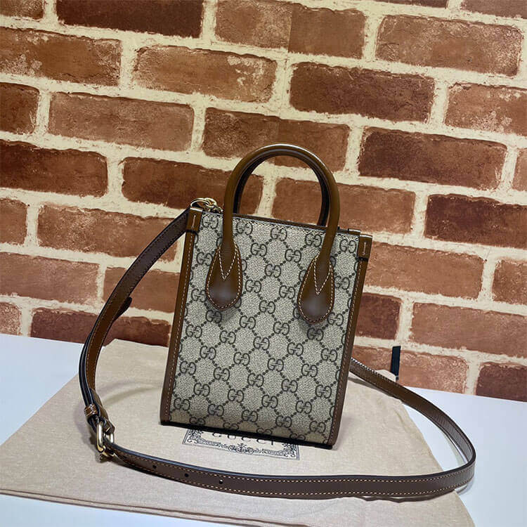 Replica Gucci Mini Tote Bag With Interlocking G 671623 92TCG 8563 (4)