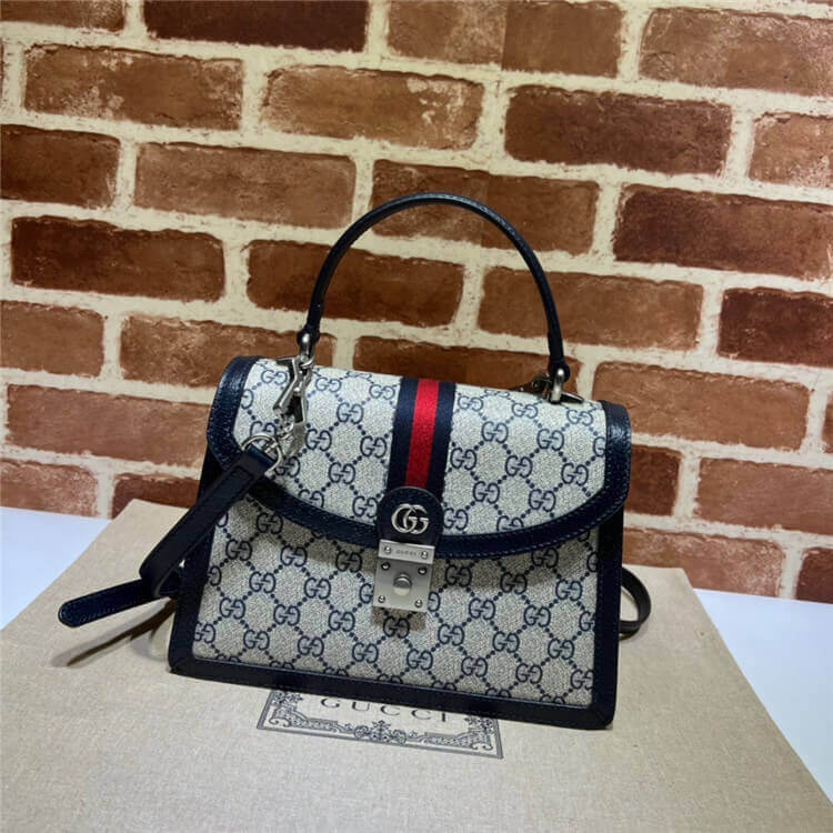 Replica Gucci Ophidia GG Small Top Handle Bag 651055 96IWN 4076 (2)