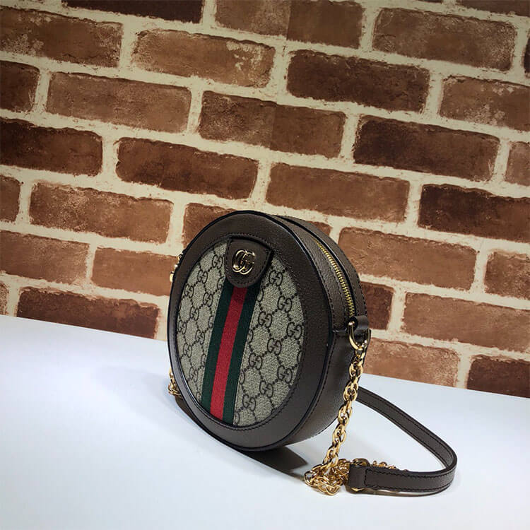 Replica Gucci Ophidia Mini GG Round Shoulder Bag 550618 96I3B 8745 (3)