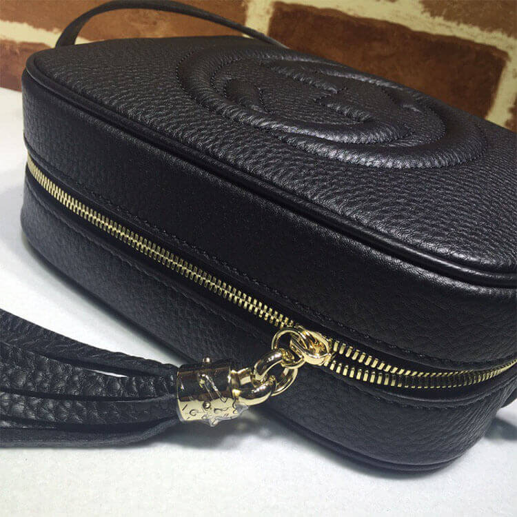 Replica Gucci Soho Small Leather Disco Bag 308364 A7M0G 1000 (5)