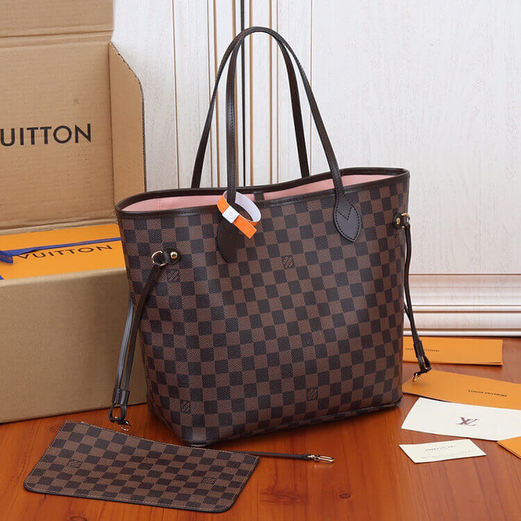 Replica LV Neverfull MM Tote N41603 (3)