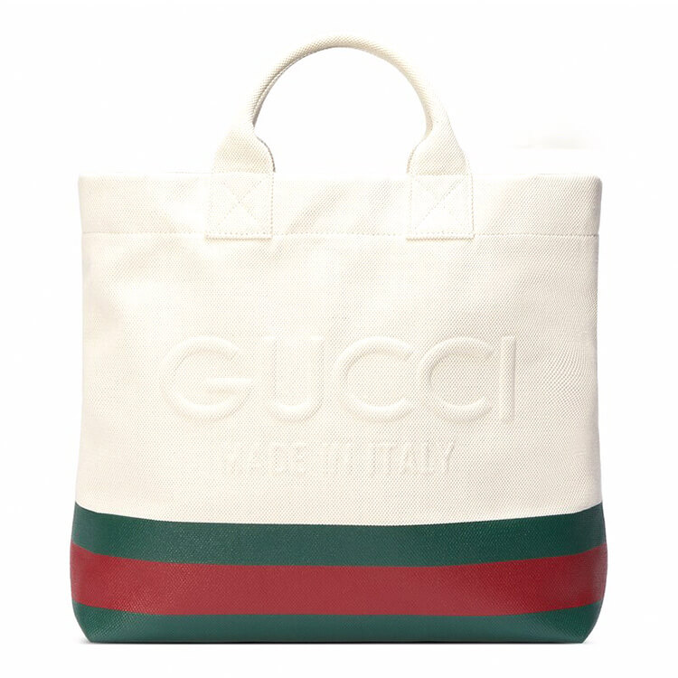 Replica Gucci Canvas Tote Bag With Embossed Detail 782741 FAC4W 8477 (1)