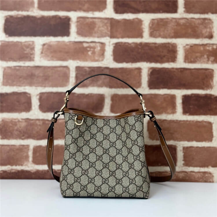 Replica Gucci GG Emblem Mini Bucket Bag 815118 FAD6L 9758 (2)