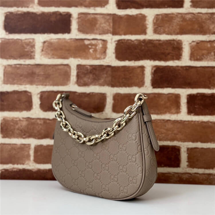 Replica Gucci GG Emblem Small Shoulder Bag 815409 AAEEM 1523 (3)