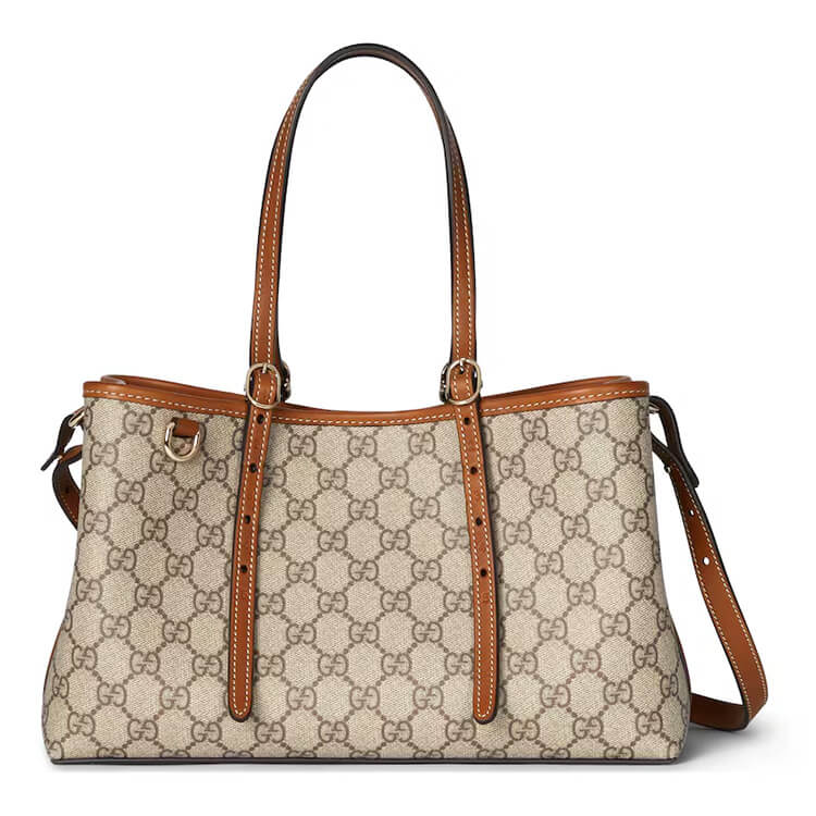 Replica Gucci GG Emblem Small Tote Bag 815214 FAD6L 9758 (1)
