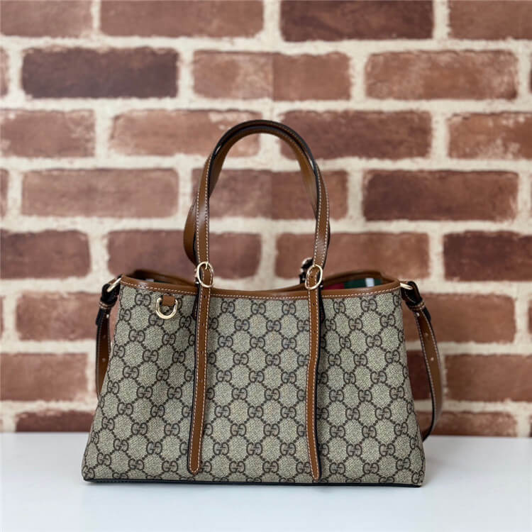 Replica Gucci GG Emblem Small Tote Bag 815214 FAD6L 9758 (2)
